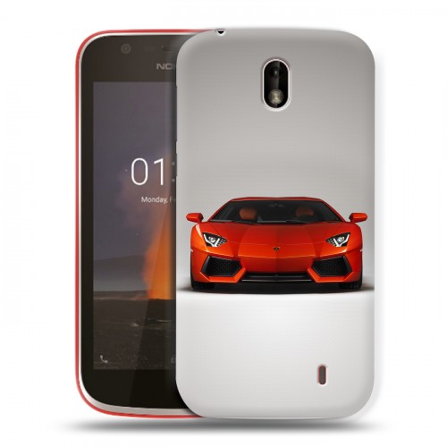 Дизайнерский пластиковый чехол для Nokia 1 Lamborghini