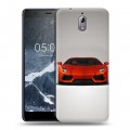 Дизайнерский пластиковый чехол для Nokia 3.1 Lamborghini