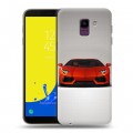 Дизайнерский пластиковый чехол для Samsung Galaxy J6 Lamborghini