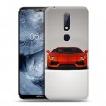 Дизайнерский пластиковый чехол для Nokia 6.1 Plus Lamborghini