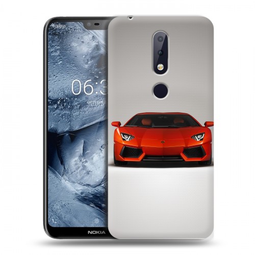 Дизайнерский пластиковый чехол для Nokia 6.1 Plus Lamborghini