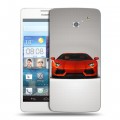 Дизайнерский пластиковый чехол для Huawei Ascend D2 Lamborghini