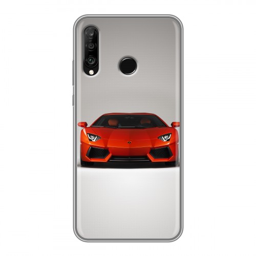 Дизайнерский силиконовый чехол для Huawei P30 Lite Lamborghini