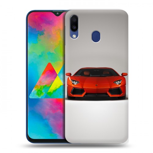 Дизайнерский пластиковый чехол для Samsung Galaxy M20 Lamborghini