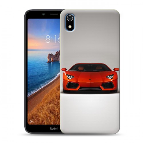 Дизайнерский силиконовый чехол для Xiaomi RedMi 7A Lamborghini