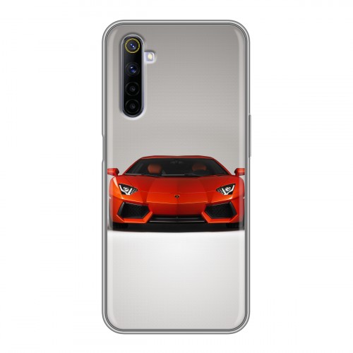 Дизайнерский силиконовый чехол для Realme 6 Lamborghini