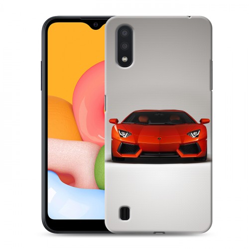 Дизайнерский силиконовый чехол для Samsung Galaxy M01 Lamborghini