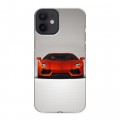 Дизайнерский пластиковый чехол для Iphone 12 Mini Lamborghini