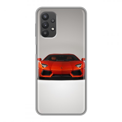 Дизайнерский силиконовый чехол для Samsung Galaxy A32 Lamborghini