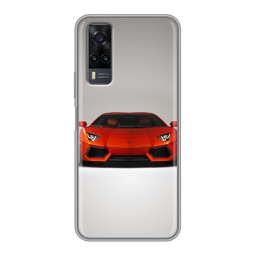 Дизайнерский силиконовый чехол для Vivo Y31 Lamborghini