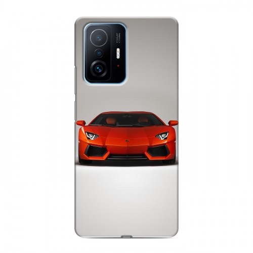 Дизайнерский силиконовый с усиленными углами чехол для Xiaomi 11T Lamborghini