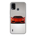 Дизайнерский силиконовый чехол для Itel A48 Lamborghini