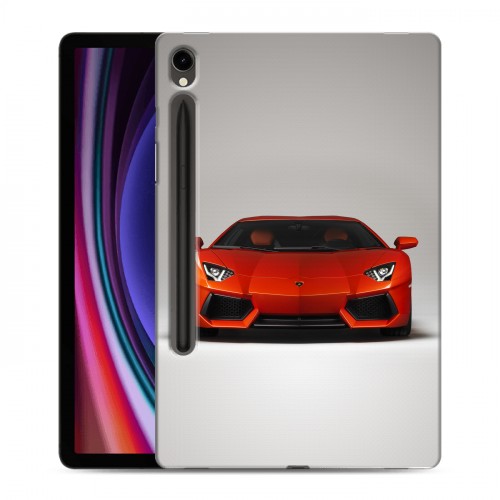 Дизайнерский силиконовый чехол для Samsung Galaxy Tab S9 Lamborghini