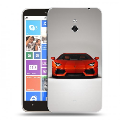 Дизайнерский пластиковый чехол для Nokia Lumia 1320 Lamborghini