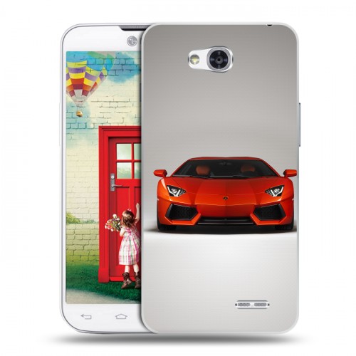 Дизайнерский пластиковый чехол для LG L80 Lamborghini