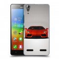 Дизайнерский пластиковый чехол для Lenovo A6000 Lamborghini