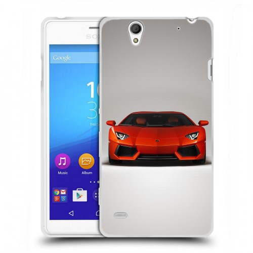 Дизайнерский пластиковый чехол для Sony Xperia C4 Lamborghini