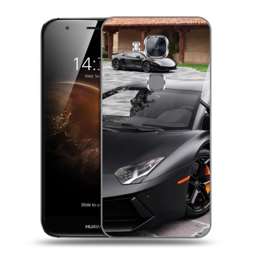 Дизайнерский пластиковый чехол для Huawei G8 Lamborghini