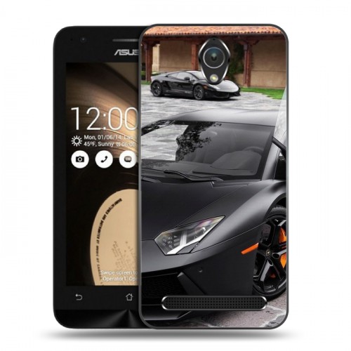 Дизайнерский пластиковый чехол для ASUS Zenfone Go Lamborghini