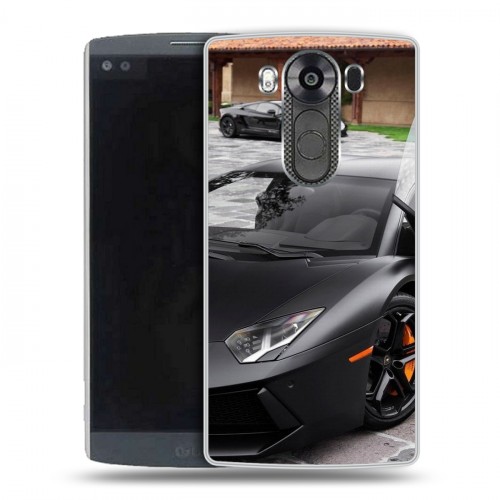 Дизайнерский пластиковый чехол для LG V10 Lamborghini