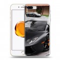 Дизайнерский пластиковый чехол для Iphone 7 Plus / 8 Plus Lamborghini