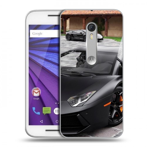 Дизайнерский пластиковый чехол для Lenovo Moto G Lamborghini