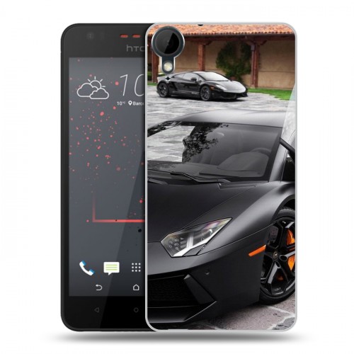 Дизайнерский пластиковый чехол для HTC Desire 825 Lamborghini