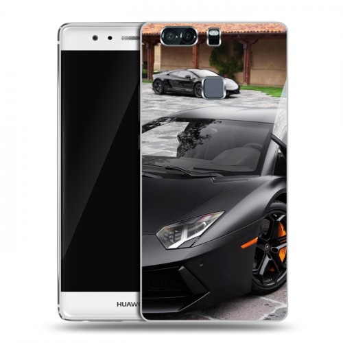 Дизайнерский пластиковый чехол для Huawei P9 Plus Lamborghini