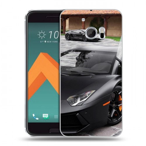 Дизайнерский пластиковый чехол для HTC 10 Lamborghini