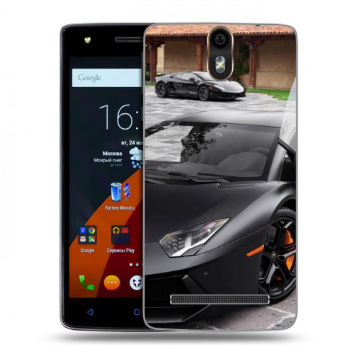 Дизайнерский силиконовый чехол для Wileyfox Storm Lamborghini