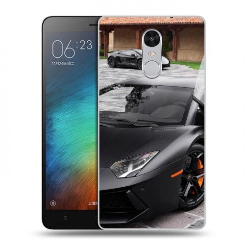 Дизайнерский силиконовый чехол для Xiaomi RedMi Pro Lamborghini