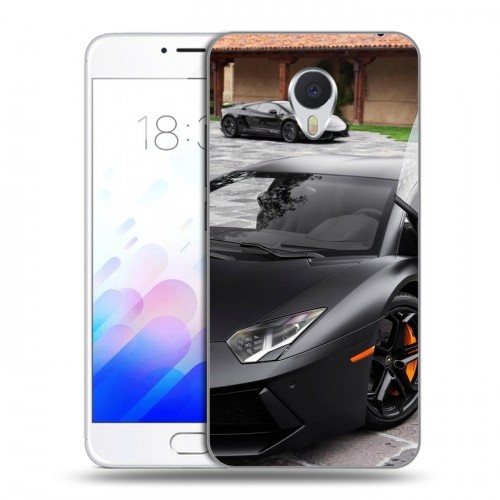 Дизайнерский пластиковый чехол для Meizu M3E Lamborghini