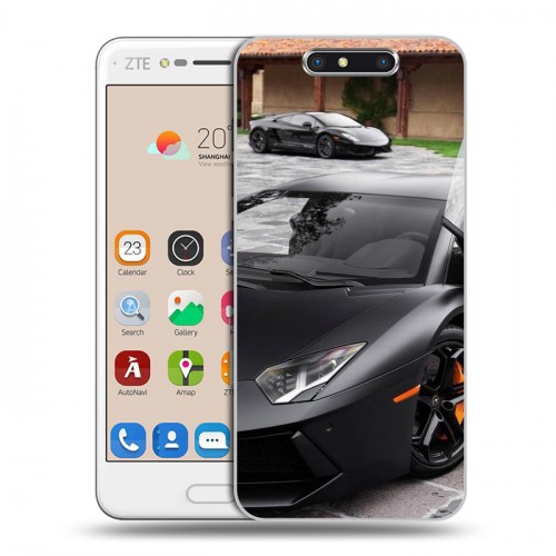 Дизайнерский пластиковый чехол для ZTE Blade V8 Lamborghini