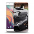 Дизайнерский пластиковый чехол для HTC One X10 Lamborghini