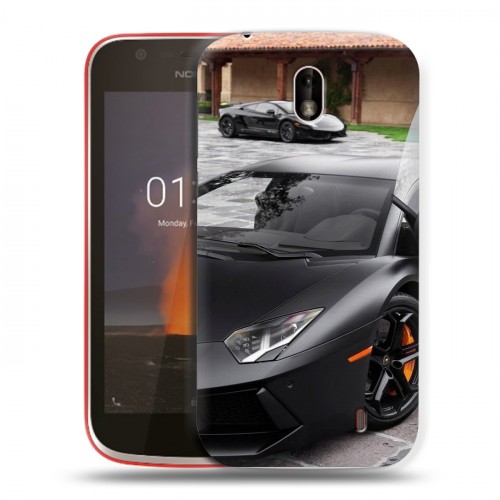 Дизайнерский пластиковый чехол для Nokia 1 Lamborghini