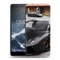 Дизайнерский пластиковый чехол для Nokia 3.1 Lamborghini