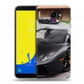 Дизайнерский пластиковый чехол для Samsung Galaxy J6 Lamborghini