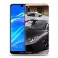 Дизайнерский пластиковый чехол для Huawei Y6 (2019) Lamborghini