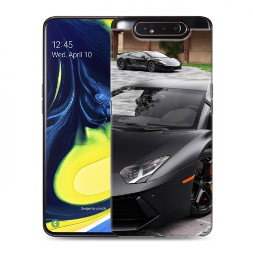 Дизайнерский пластиковый чехол для Samsung Galaxy A80 Lamborghini