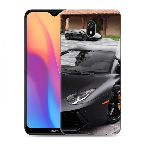 Дизайнерский силиконовый с усиленными углами чехол для Xiaomi RedMi 8A Lamborghini