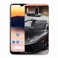 Дизайнерский пластиковый чехол для Nokia 2.3 Lamborghini