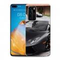 Дизайнерский силиконовый с усиленными углами чехол для Huawei P40 Lamborghini