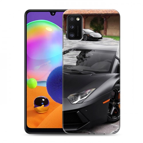 Дизайнерский силиконовый чехол для Samsung Galaxy A41 Lamborghini