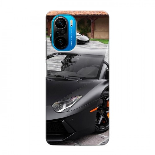 Дизайнерский силиконовый чехол для Xiaomi Poco F3 Lamborghini