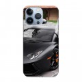 Дизайнерский силиконовый чехол для Iphone 13 Pro Lamborghini