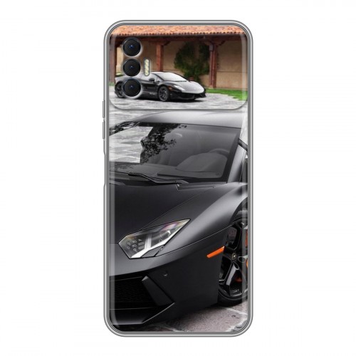 Дизайнерский силиконовый чехол для Tecno Spark 8P Lamborghini