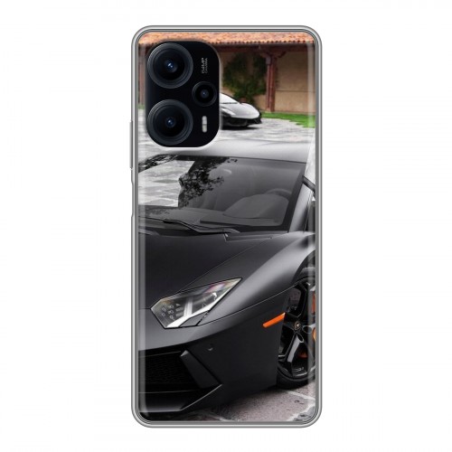 Дизайнерский силиконовый чехол для XIaomi Poco F5 Lamborghini