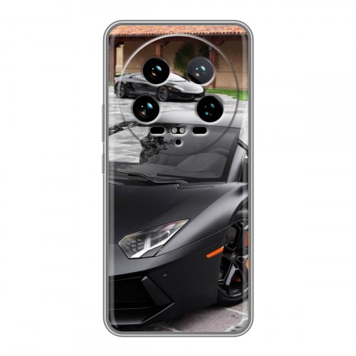 Дизайнерский силиконовый чехол для Xiaomi 14 Ultra Lamborghini