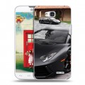 Дизайнерский пластиковый чехол для LG L80 Lamborghini