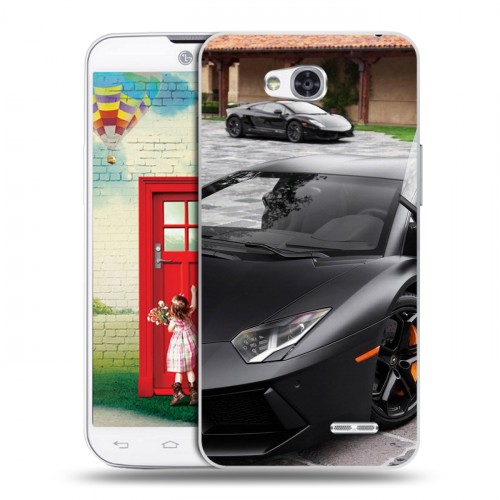 Дизайнерский пластиковый чехол для LG L80 Lamborghini